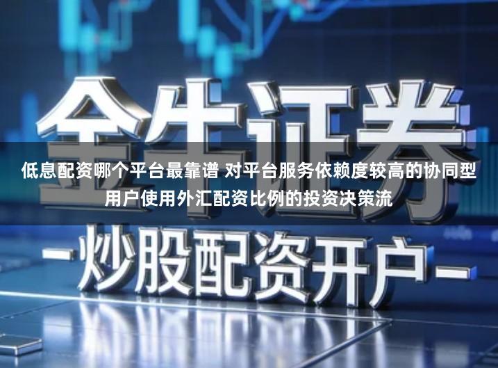 低息配资哪个平台最靠谱 对平台服务依赖度较高的协同型用户使用外汇配资比例的投资决策流