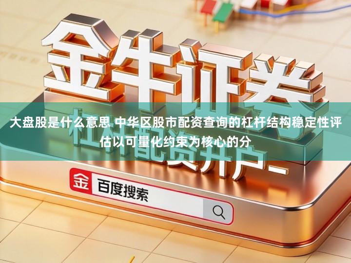 大盘股是什么意思 中华区股市配资查询的杠杆结构稳定性评估以可量化约束为核心的分